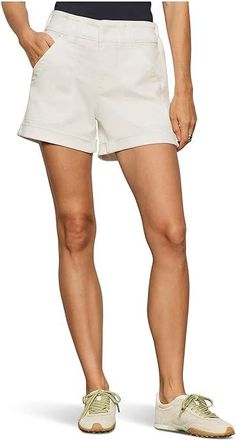 Sanctuary Wander On Shorts Womens Shorts Chalk : 25 4.5, Cotton/Denim/Polyester