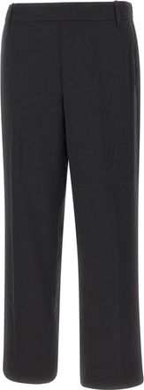 Vince Broek Zwart - Dames - Straight fit broeken - Zwart - M - Broeken