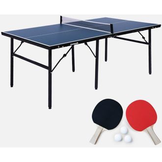Sweeek Tavolo da ping pong per esterni con 2 racchette e 3 palline, 180cm