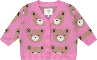 Huxbaby Classic Hux Cardi in Strawberry at Nordstrom, Size 6-12M Au