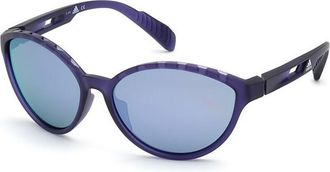 Adidas Sport SP0012 Polarized 82D Womens Sunglasses Purple Size 61