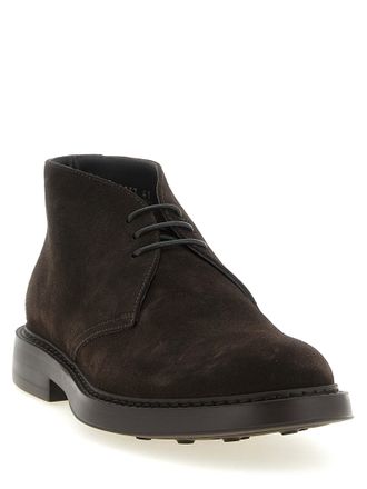 Doucal's Suede Chukka Boot - Black