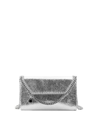 Stella McCartney Falabella Metallic Fabric Shoulder Bag