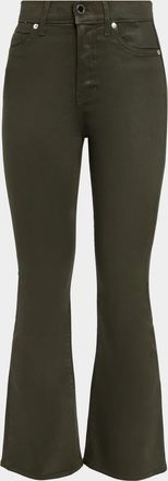 Veronica Beard Carson Coated Flare Pants
