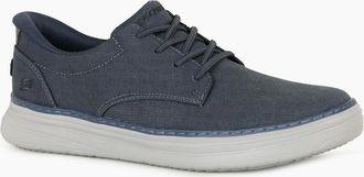 Skechers Mens Slip In Hyland Mens Canvas Shoes - Navy - Size: 13