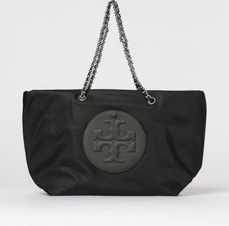 Tory Burch Borsa Shopping Ella Chain Tory Burch in nylon riciclato e pelle bio-based