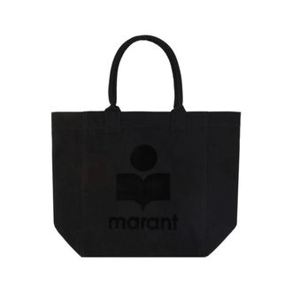 Isabel Marant Tassen, Dames, Zwart, ONE Size, Katoen, Yenky Tote