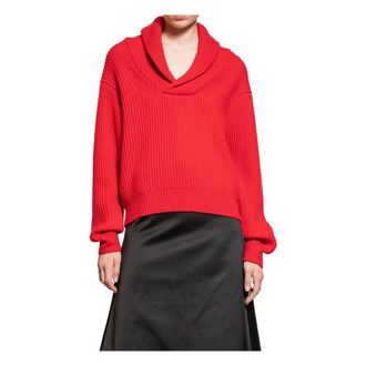 The Garment Red Cashmere Crew Jumper