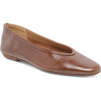 Dolce Vita Caret Flat in Russet Leather at Nordstrom, Size 9.5