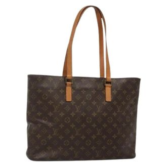Louis Vuitton Pre-owned Tote Bags, female, Brown, Size: ONE SIZE Pre-owned Canvas Tote Bag