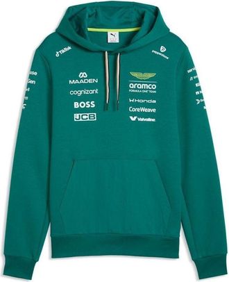 Puma x ASTON MARTIN ARAMCO F1 TEAM Replica Hoodie Green Lux 713887-01