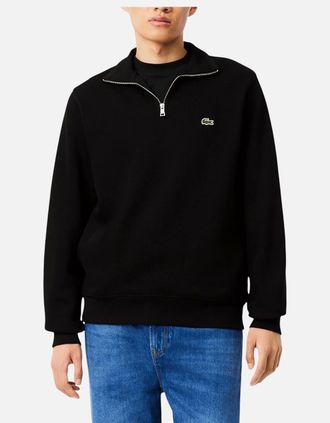 Lacoste Mens Lacoste Mens Sweatshirt High Neck Jumper - Black - Size: 36