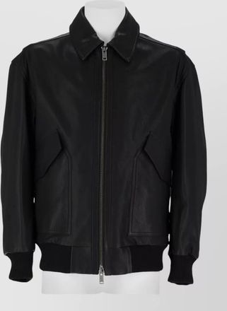 HUGO BOSS leather coat