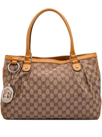 Gucci 2016-2025 GG Sukey canvas shopper - Bruin