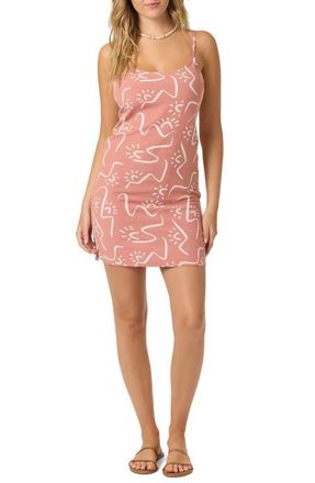 O'Neill Taryn Tidalwave Print Minidress in Aragon at Nordstrom, Size X-Small