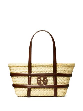 Tory Burch Small Ella Tote Bag In Raffia