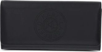 Karl Lagerfeld Portafoglio con logo goffrato - Nero