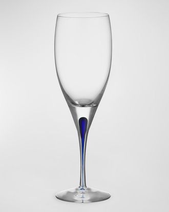 Orrefors Intermezzo Blue White Wine Glass, 6 oz