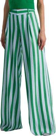 Alice & Olivia Alice + Olivia Eric Linen-Blend Pant