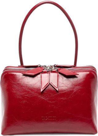 The Attico LAltra Di Milano Patent-leather Tote Bag