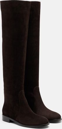 Gianvito Rossi Zayne suede knee-high boots