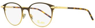 POMELLATO PM0055O Oval Metal-Acetate Eyeglasses - Brown