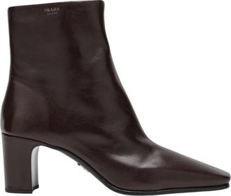 Prada Tronchetti - Shoes - Mujer - Marr&oacute;n - 38 1/2 EU