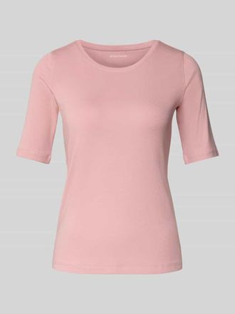 Tom Tailor Regular Fit T-Shirt aus Baumwoll-Mix in Pink, Größe XXXL