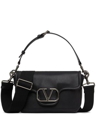 Valentino Garavani Black V logo Crossbody Bag