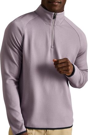 Rhone Founders Golf Quarter Zip in Purple Smoke at Nordstrom, Size Xx-Large