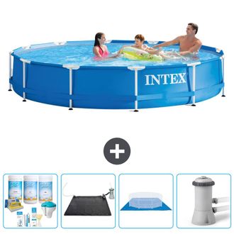 Intex Piscina Con Estructura Redonda - 366x76 Cm - 7-piezas S21006