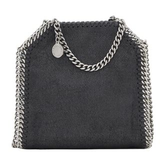Stella McCartney Handbags, female, Black, ONE SIZE, Falabella Tiny Tote