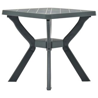 vidaXL Mesa Bistro De Pl&aacute;stico Verde 70x70x72 Cm Vidaxl