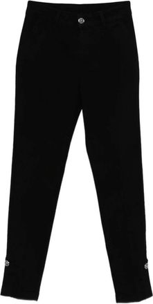 Liu Jo Cigarette Broeken - Dames - Slim Fit Broeken - Zwart - W25 - Katoen - Broeken