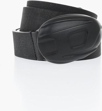 Diesel Leather Belt B-1DR-POD with 30mm Maxi Buckle size 100