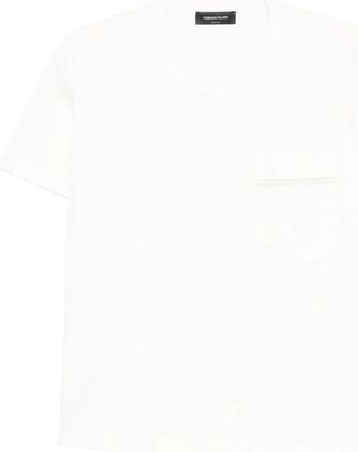 Fabiana Filippi T-shirt - Dames - T-shirts - Wit - S - Nylon - Tops