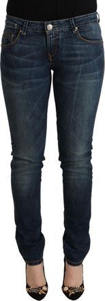Acht Womens Skinny Jeans Classic 5pocket - Dark Grey Cotton - Size 29 (Waist)
