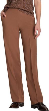 Nic+Zoe Lenox Wide Leg Stretch Twill Pants in Tigernut at Nordstrom, Size Xx-Large