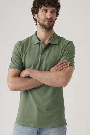 Levi's Polo Slim Housemark - Hombre - 2XL - Neutral / Laurel Wreath Pique