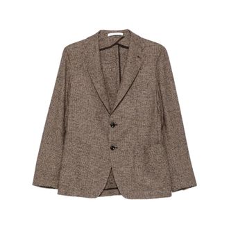 Tagliatore Blazers, male, Brown, Size: M Montecarlo Jacket