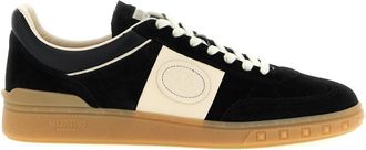 Valentino Garavani Schoenen, Heren, Zwart, 43 EU, Leer, Upvillage Sneakers