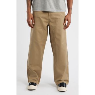 Carhartt Work in Progress Brady Double Knee Chinos in Leather (Rinsed) at Nordstrom, Size Large