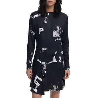 Desigual Mujer, Vestidos, Negro, Talla: XL