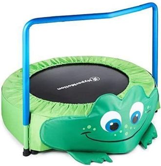OEM Trampol&iacute;n Infantil - Hypermotion - Cabeza De Rana - 91 Cm - 30 Resortes - 6 Pies Antideslizantes
