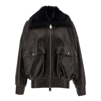 Khaite Dames, Jassen, Bruin, Maat: XS Leer