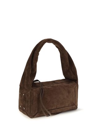 Maison Margiela Box East West Calfskin Leather Shoulder Bag - Brown