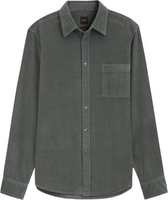 HUGO BOSS Overhemden, Heren, Groen, XL, Casual Shirt