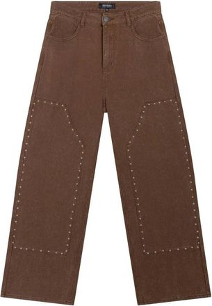 Refined Department Refined Department, Dames, Jeans, Bruin, Maat: XS Katoen