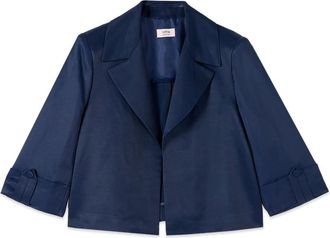 Oltre Jassen, Dames, Blauw, 2Xl, Linnen, Blazers