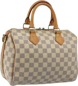 Louis Vuitton Pre-owned Handbags, female, White, Size: ONE SIZE Pre-owned Vintage Damier Azur Hand Bag